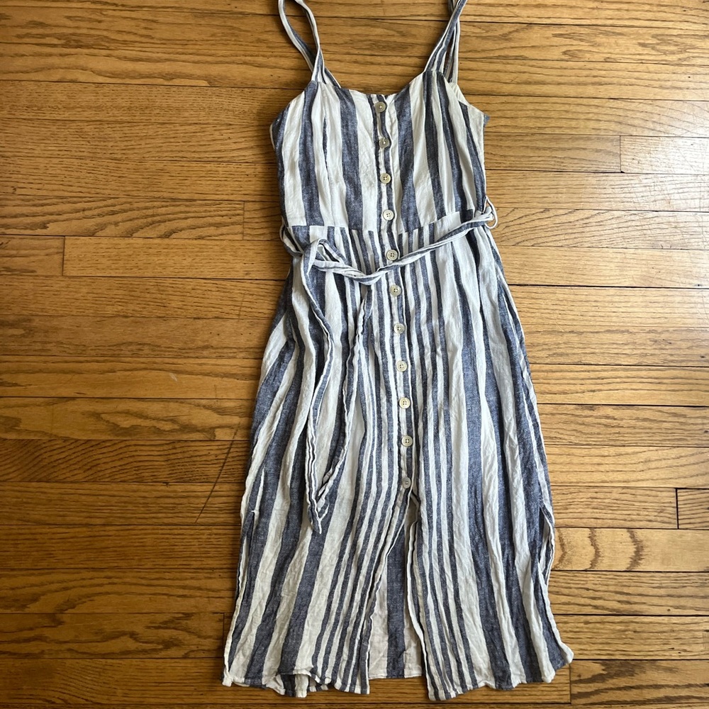 Rails striped dress